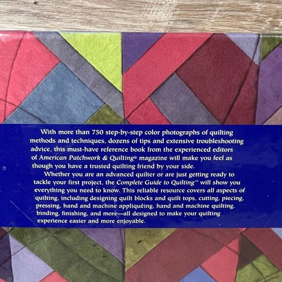 BETTER HOMES AND GARDENS Complete Guide To Quilting Hardback Book - Picture 4 of 8